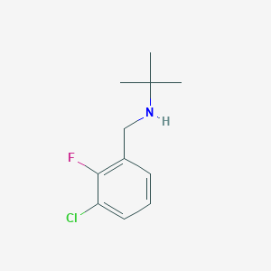 Tert-butyl[(3-chloro-2-fluorophenyl)methyl]amine