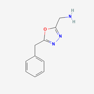 (5-Benzyl-1,3,4-oxadiazol-2-yl)methanamine