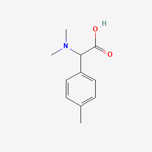 molecular formula C11H15NO2 B1325085 Dimethylamino-p-tolyl-acetic acid CAS No. 230646-18-1