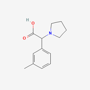 Pyrrolidin-1-yl-m-tolyl-acetic acid