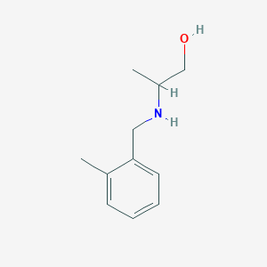 2-{[(2-Methylphenyl)methyl]amino}propan-1-ol