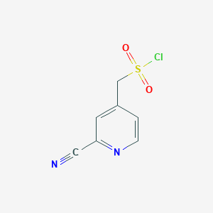 (2-Cyanopyridin-4-yl)methanesulfonyl chloride