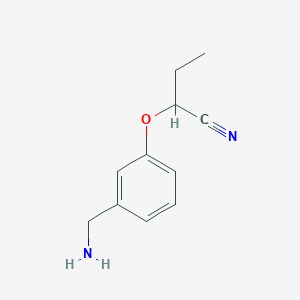 2-[3-(Aminomethyl)phenoxy]butanenitrile