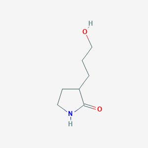 3-(3-Hydroxypropyl)pyrrolidin-2-one