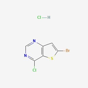 6-Bromo-4-chlorothieno[3,2-d]pyrimidine hydrochloride