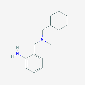 2-{[(Cyclohexylmethyl)(methyl)amino]methyl}aniline