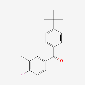 4-Tert-butyl-4'-fluoro-3'-methylbenzophenone
