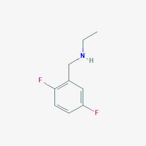 molecular formula C9H11F2N B13250976 [(2,5-Difluorophenyl)methyl](ethyl)amine 