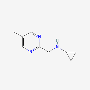 N-[(5-methylpyrimidin-2-yl)methyl]cyclopropanamine