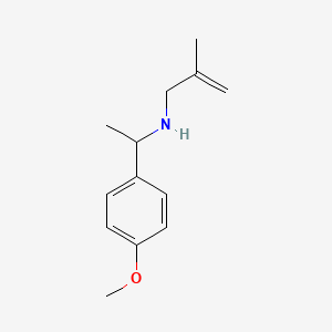 [1-(4-Methoxyphenyl)ethyl](2-methylprop-2-en-1-yl)amine