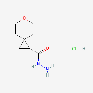 6-Oxaspiro[2.5]octane-1-carbohydrazide hydrochloride