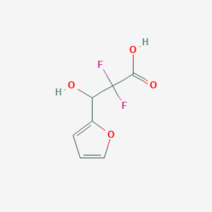 2,2-Difluoro-3-(furan-2-yl)-3-hydroxypropanoic acid