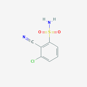 3-Chloro-2-cyanobenzene-1-sulfonamide