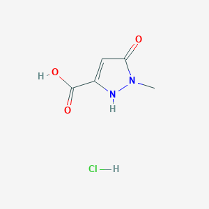 1-Methyl-5-oxo-2,5-dihydro-1H-pyrazole-3-carboxylic acid hydrochloride