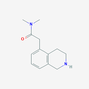 N,N-Dimethyl-2-(1,2,3,4-tetrahydroisoquinolin-5-yl)acetamide