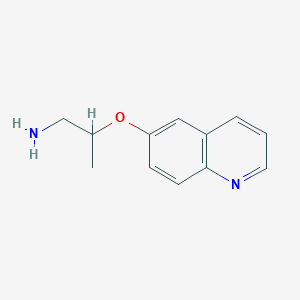 2-(Quinolin-6-yloxy)-propylamine