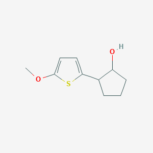 2-(5-Methoxythiophen-2-yl)cyclopentan-1-ol