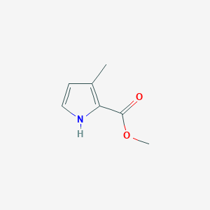 molecular formula C7H9NO2 B1325115 Methyl 3-methyl-1H-pyrrole-2-carboxylate CAS No. 40611-69-6