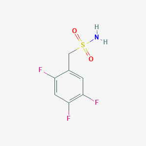 molecular formula C7H6F3NO2S B13251162 (2,4,5-Trifluorophenyl)methanesulfonamide 