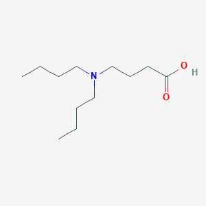 molecular formula C12H25NO2 B13251245 4-(Dibutylamino)butanoic acid 