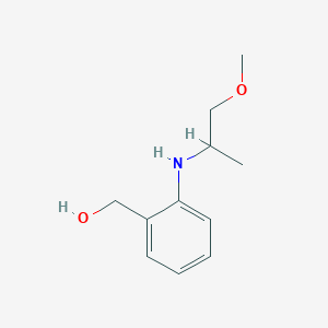 {2-[(1-Methoxypropan-2-yl)amino]phenyl}methanol