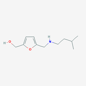 (5-{[(3-Methylbutyl)amino]methyl}furan-2-yl)methanol