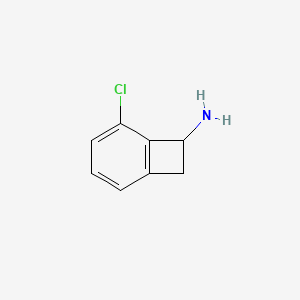 6-Chloro-1,2-dihydrocyclobutabenzen-1-amine