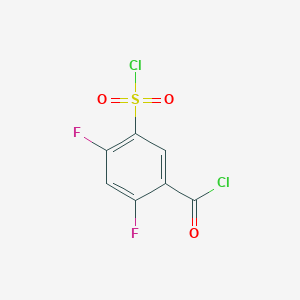 5-(Chlorosulfonyl)-2,4-difluorobenzoyl chloride