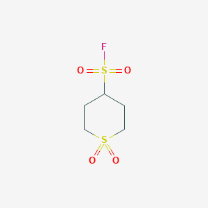 1,1-Dioxo-1lambda6-thiane-4-sulfonyl fluoride