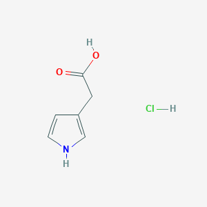 2-(1H-pyrrol-3-yl)acetic acid hydrochloride