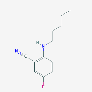 5-Fluoro-2-(pentylamino)benzonitrile