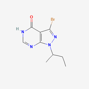 3-Bromo-1-(butan-2-yl)-1H-pyrazolo[3,4-d]pyrimidin-4-ol