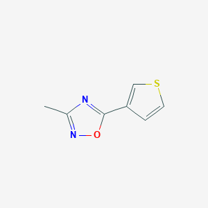 3-Methyl-5-(3-thienyl)-1,2,4-oxadiazole