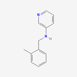 molecular formula C13H14N2 B13251435 N-[(2-methylphenyl)methyl]pyridin-3-amine 