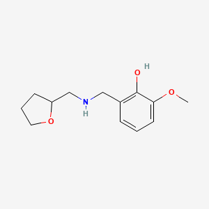 2-Methoxy-6-((((tetrahydrofuran-2-yl)methyl)amino)methyl)phenol