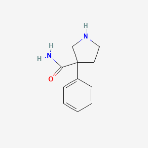 3-Phenylpyrrolidine-3-carboxamide