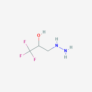 1,1,1-Trifluoro-3-hydrazinylpropan-2-ol