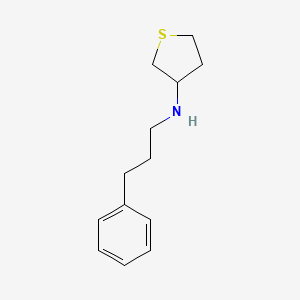 N-(3-phenylpropyl)thiolan-3-amine