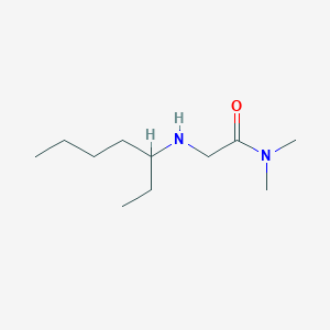 2-[(Heptan-3-yl)amino]-N,N-dimethylacetamide