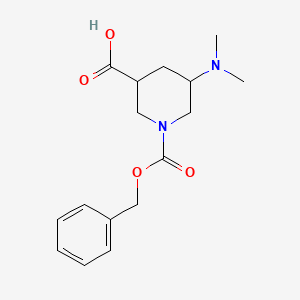 1-[(Benzyloxy)carbonyl]-5-(dimethylamino)piperidine-3-carboxylic acid