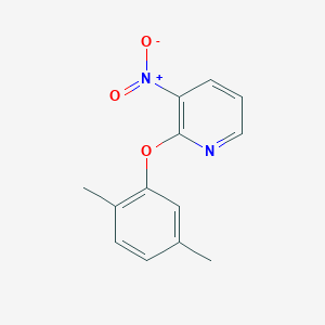 molecular formula C13H12N2O3 B1325168 2-(2,5-Dimethylphenoxy)-3-nitropyridine 