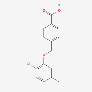 4-[(2-Chloro-5-methylphenoxy)methyl]benzoic acid