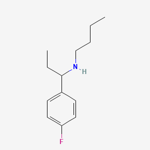 Butyl[1-(4-fluorophenyl)propyl]amine