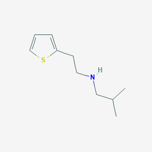 (2-Methylpropyl)[2-(thiophen-2-YL)ethyl]amine