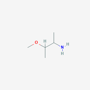 molecular formula C5H13NO B13251836 3-Methoxybutan-2-amine 