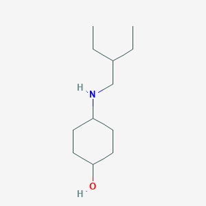 4-[(2-Ethylbutyl)amino]cyclohexan-1-OL