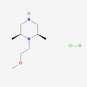 (2R,6S)-1-(2-Methoxyethyl)-2,6-dimethylpiperazine hydrochloride