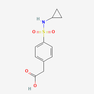 (4-Cyclopropylsulfamoyl-phenyl)-acetic acid