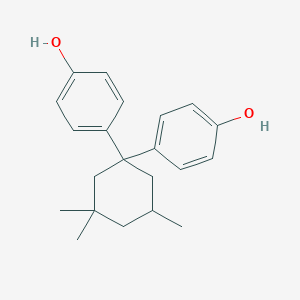 molecular formula C21H26O2 B132520 苯酚，4,4'-(3,3,5-三甲基环己亚烷基双-) CAS No. 129188-99-4