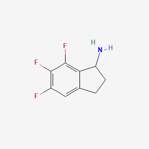 5,6,7-trifluoro-2,3-dihydro-1H-inden-1-amine